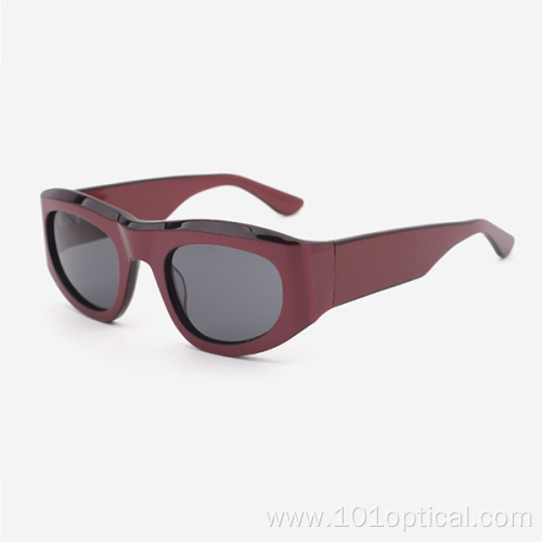 Square Fashion Acetate Women's Sunglasses 23A8073